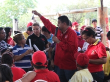 Reunion con comunidades de Lagunillas