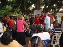 Encuentro con las comunidad del Municipio Lagunillas